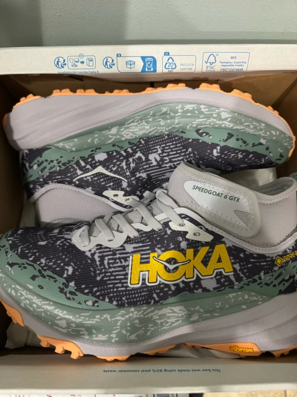 Hoka Speedgoat 6 GTX Trail Running Shoes Size 8B BNIB - Picture 4 of 5